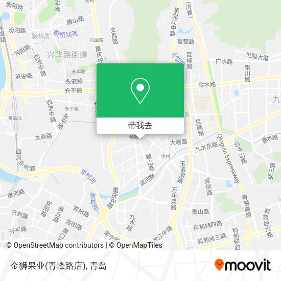 金狮果业(青峰路店)地图