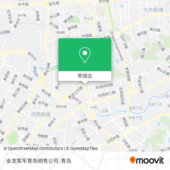金龙客车青岛销售公司地图