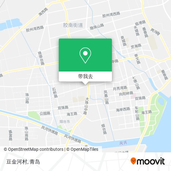 豆金河村地图