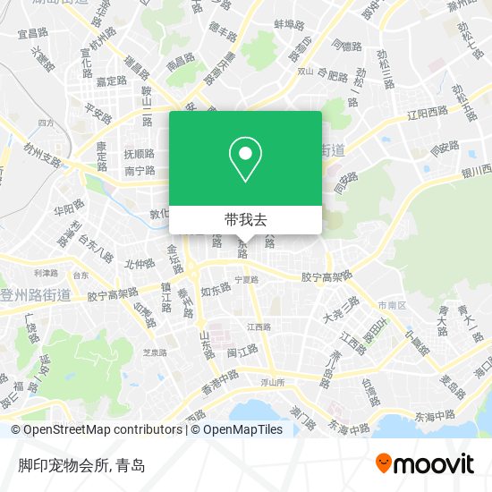 脚印宠物会所地图
