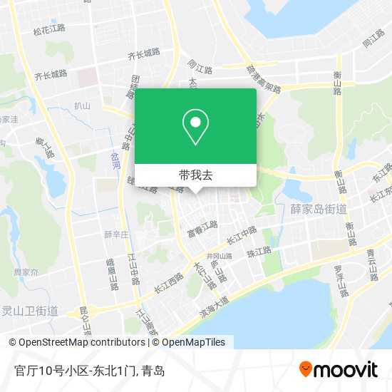 官厅10号小区-东北1门地图