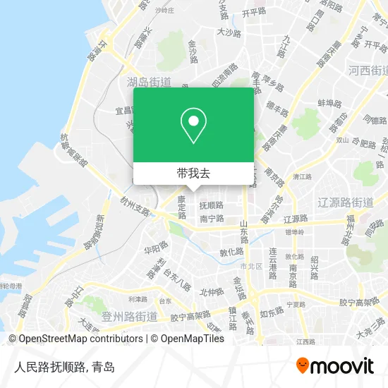 人民路抚顺路地图