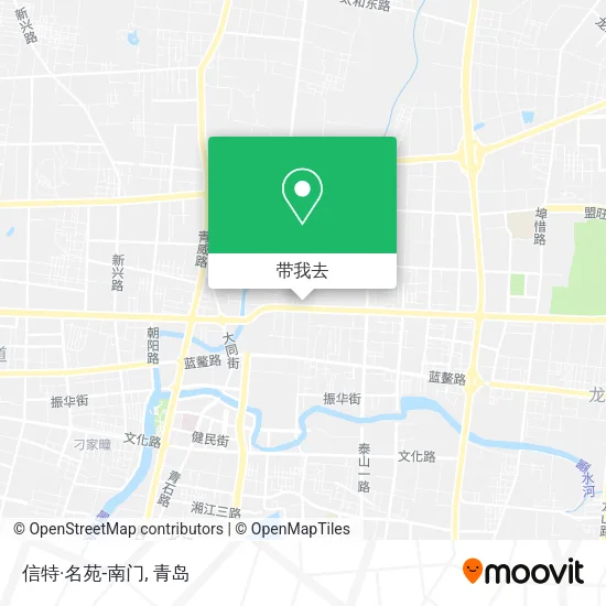信特·名苑-南门地图