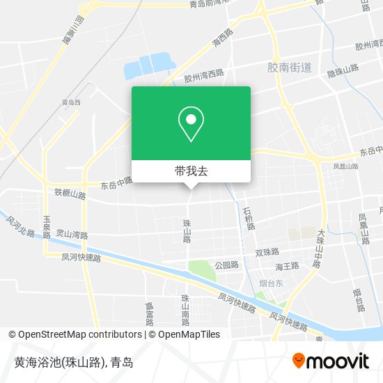 黄海浴池(珠山路)地图