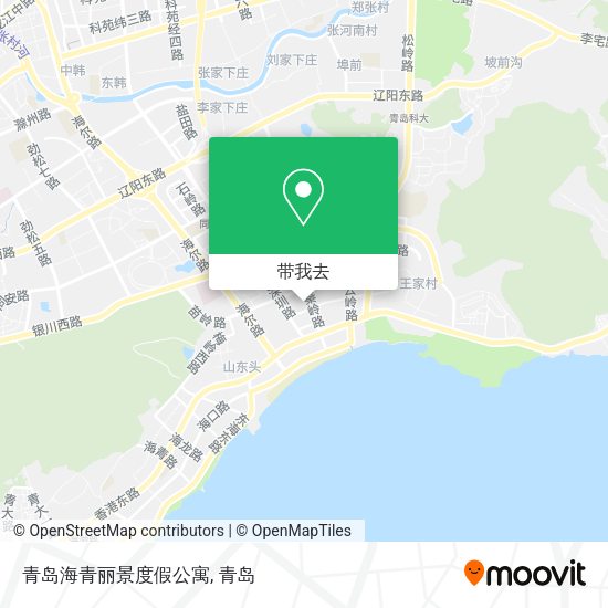 青岛海青丽景度假公寓地图
