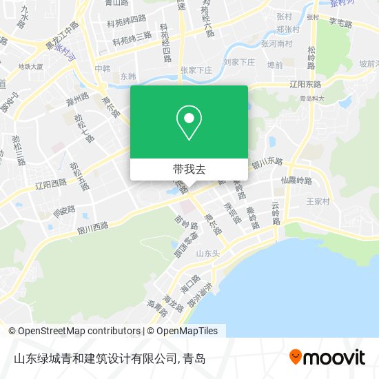 山东绿城青和建筑设计有限公司地图