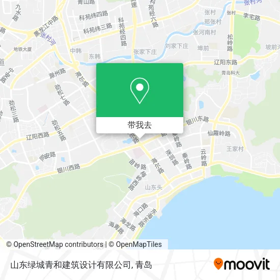 山东绿城青和建筑设计有限公司地图