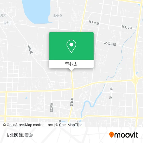 市北医院地图