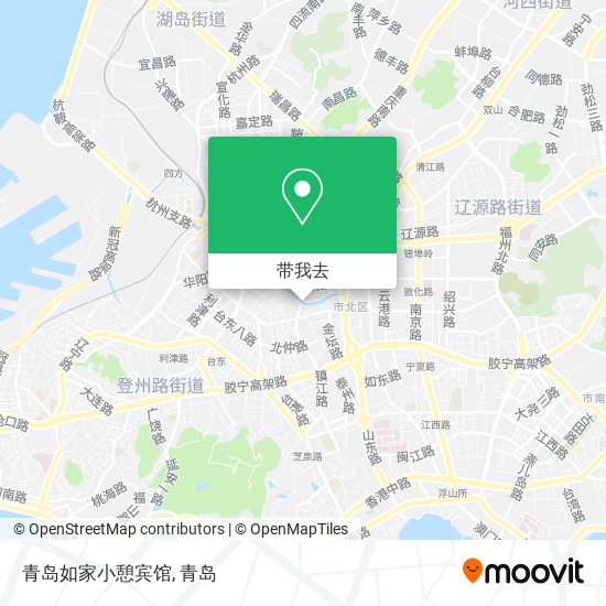 青岛如家小憩宾馆地图