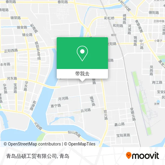 青岛品硕工贸有限公司地图
