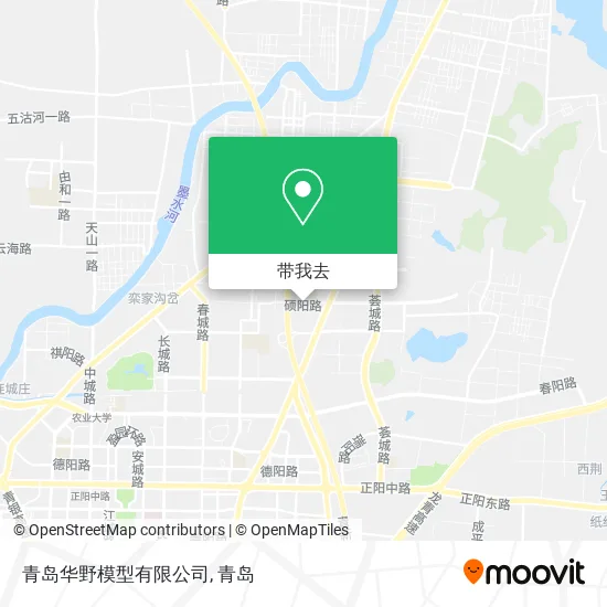 青岛华野模型有限公司地图