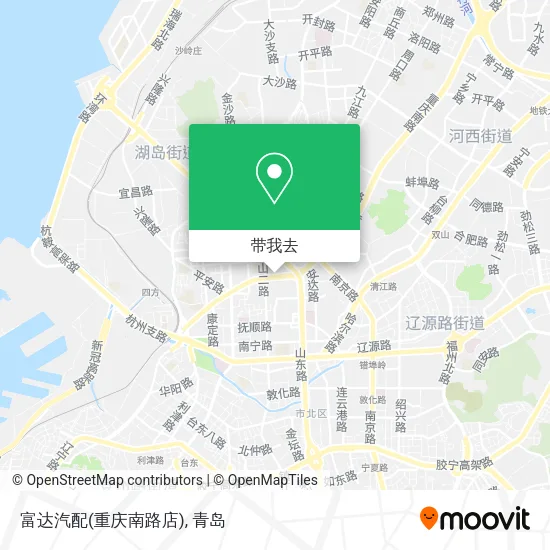 富达汽配(重庆南路店)地图
