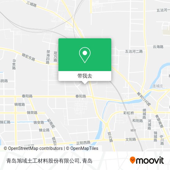 青岛旭域土工材料股份有限公司地图