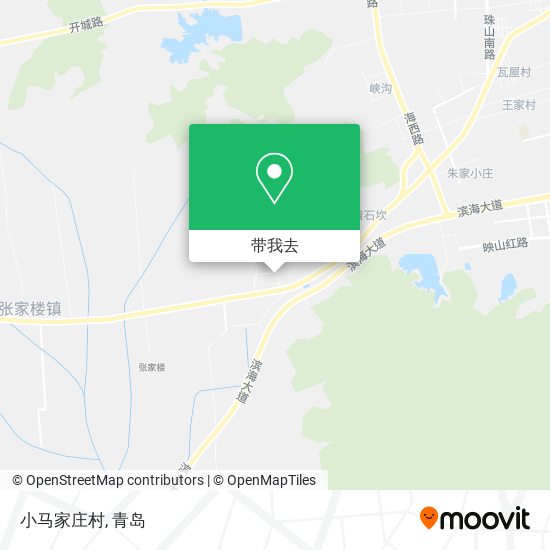 小马家庄村地图