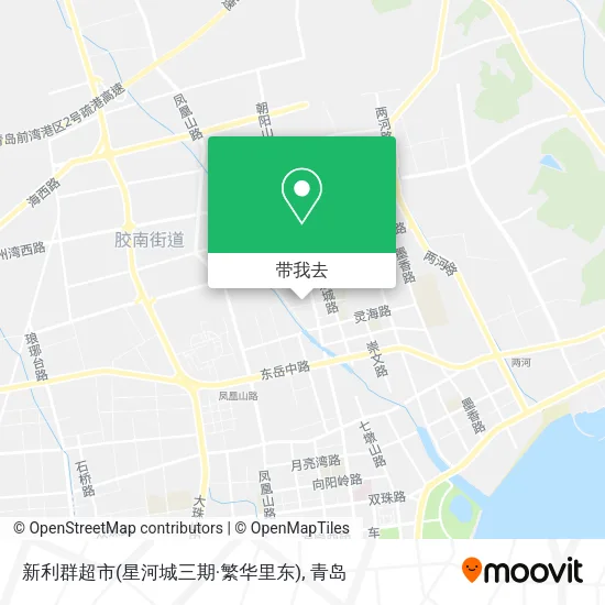 新利群超市(星河城三期·繁华里东)地图