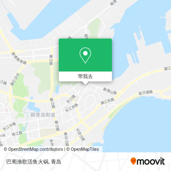 巴蜀渔歌活鱼火锅地图