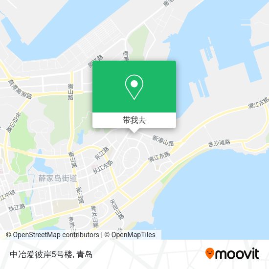 中冶爱彼岸5号楼地图