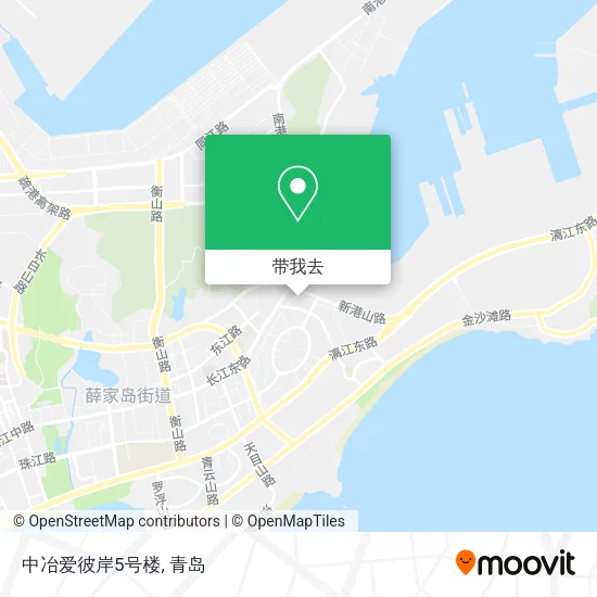 中冶爱彼岸5号楼地图
