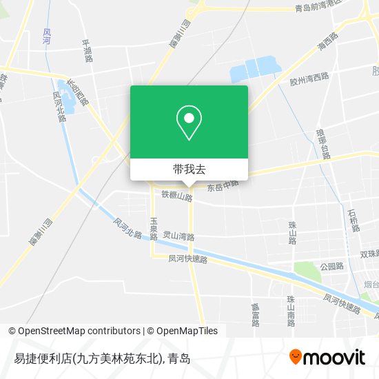 易捷便利店(九方美林苑东北)地图