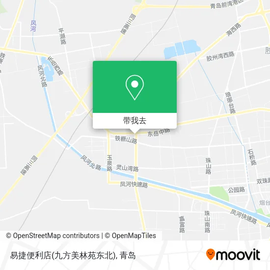 易捷便利店(九方美林苑东北)地图