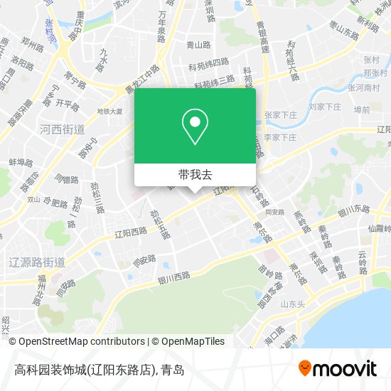 高科园装饰城(辽阳东路店)地图