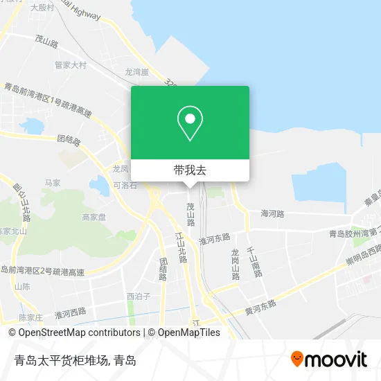 青岛太平货柜堆场地图