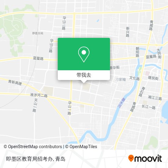 即墨区教育局招考办地图