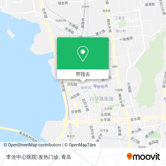 李沧中心医院-发热门诊地图