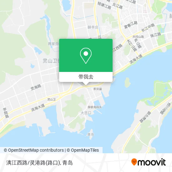 漓江西路/灵港路(路口)地图