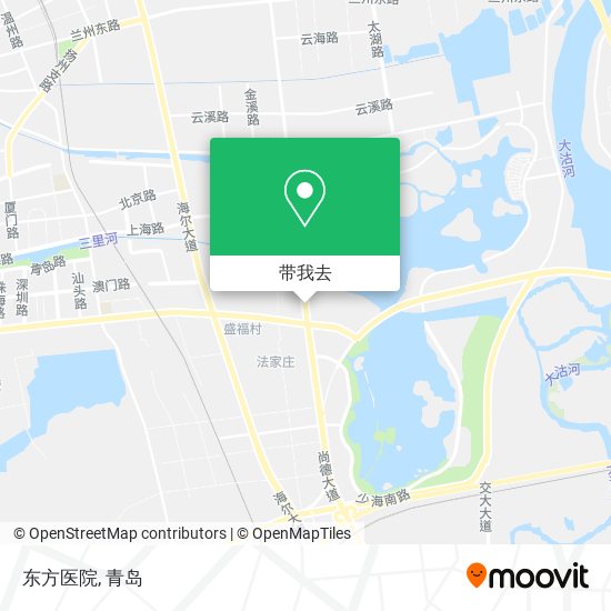 东方医院地图