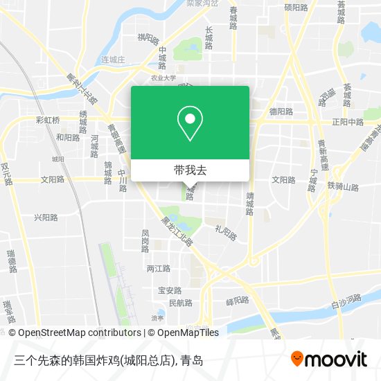 三个先森的韩国炸鸡(城阳总店)地图
