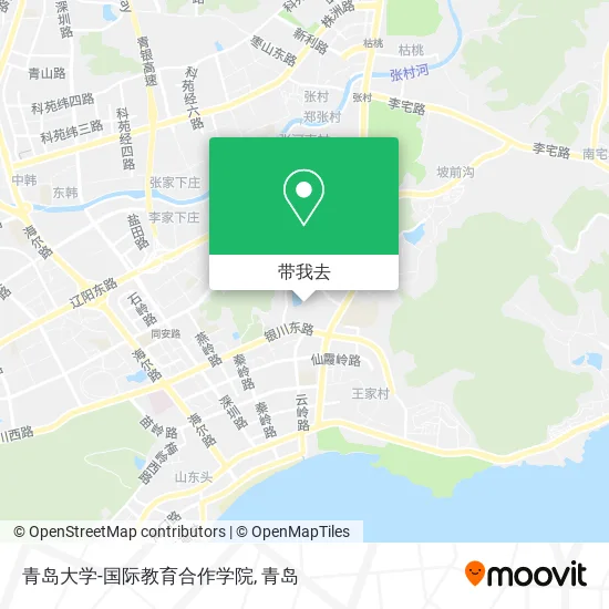 青岛大学-国际教育合作学院地图