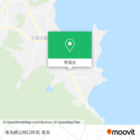青岛崂山仰口民宿地图