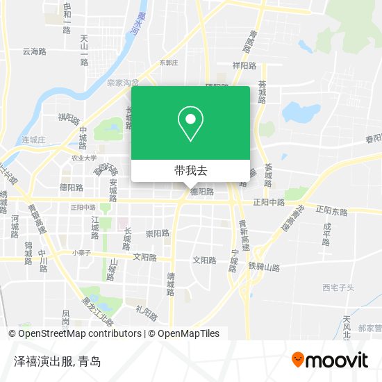 泽禧演出服地图