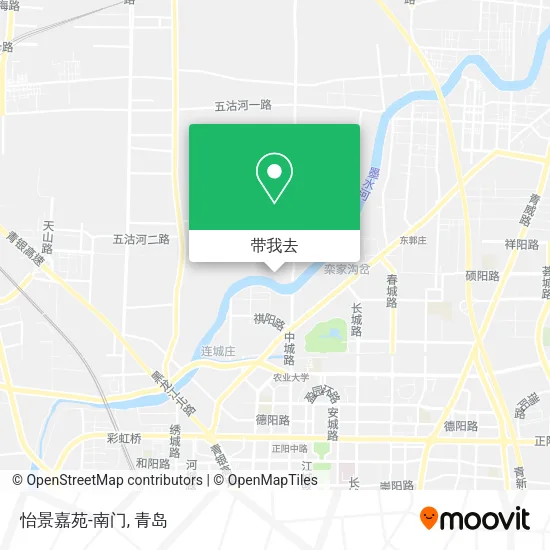 怡景嘉苑-南门地图