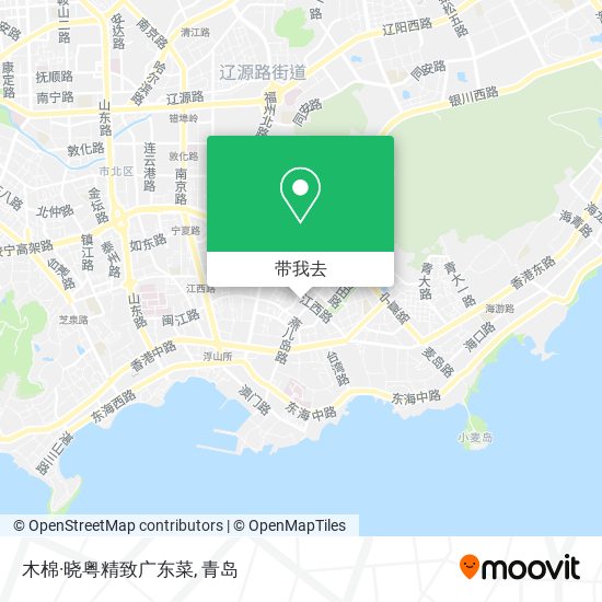 木棉·晓粤精致广东菜地图