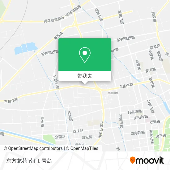东方龙苑-南门地图