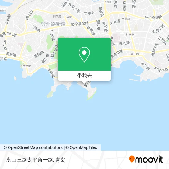 湛山三路太平角一路地图