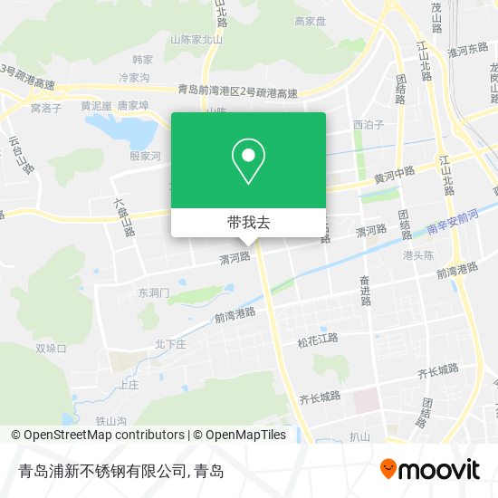 青岛浦新不锈钢有限公司地图