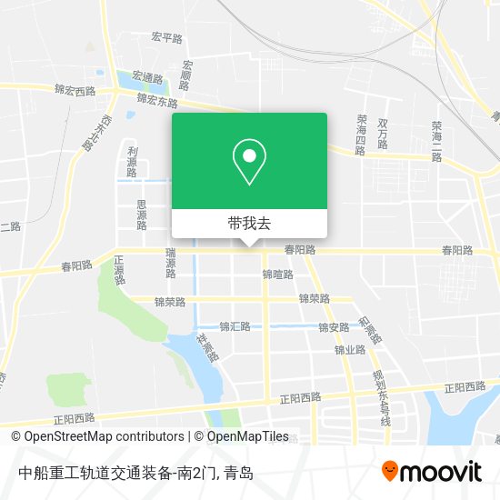 中船重工轨道交通装备-南2门地图
