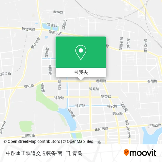 中船重工轨道交通装备-南1门地图