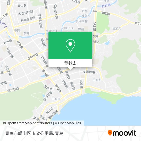 青岛市崂山区市政公用局地图