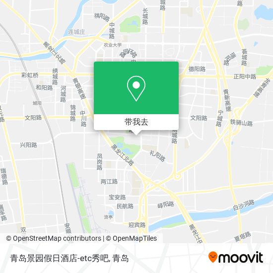 青岛景园假日酒店-etc秀吧地图