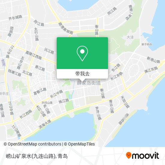 崂山矿泉水(九连山路)地图