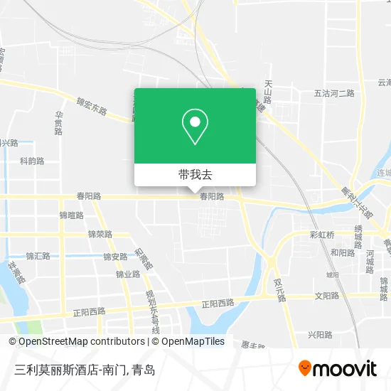 三利莫丽斯酒店-南门地图
