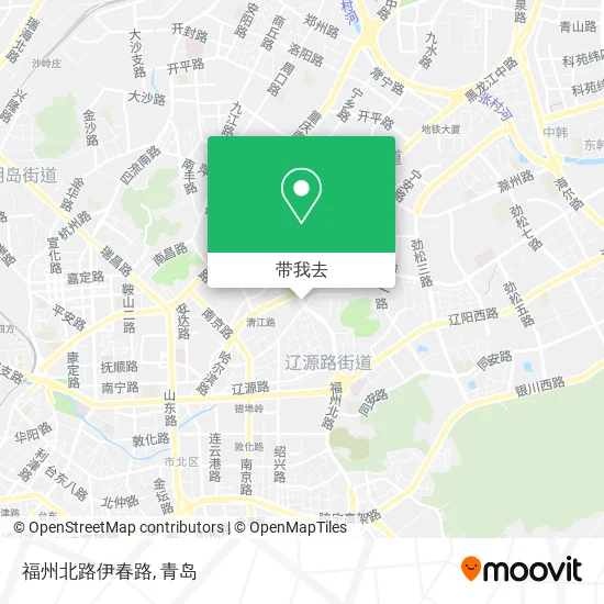 福州北路伊春路地图