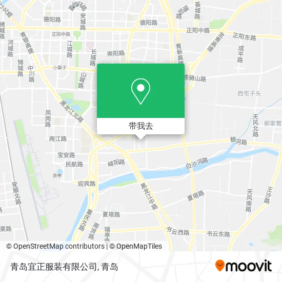 青岛宜正服装有限公司地图