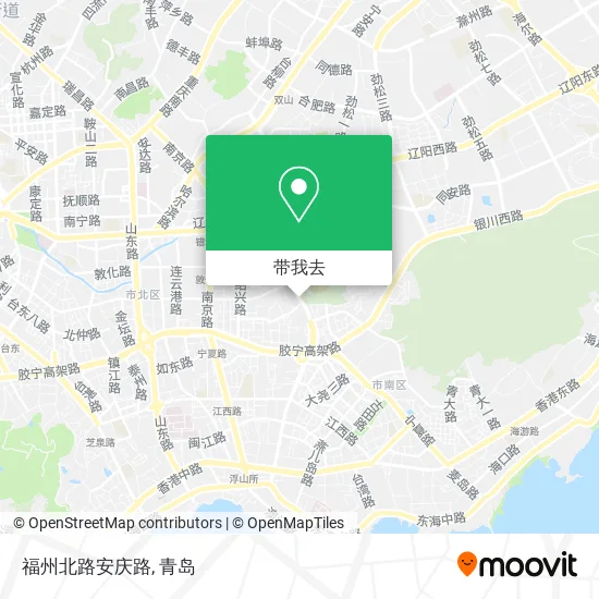 福州北路安庆路地图