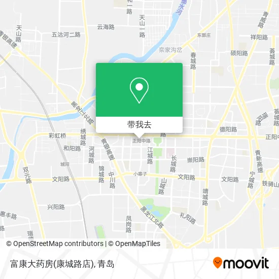 富康大药房(康城路店)地图