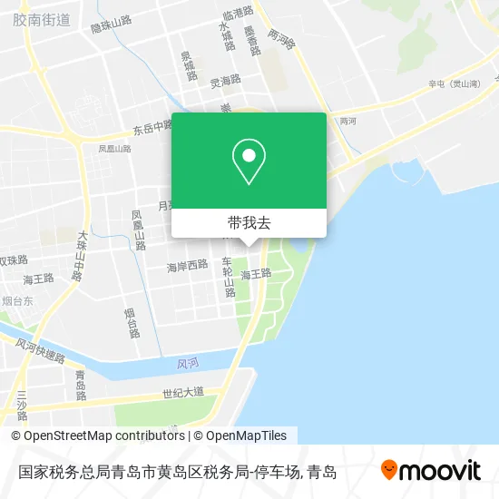 国家税务总局青岛市黄岛区税务局-停车场地图